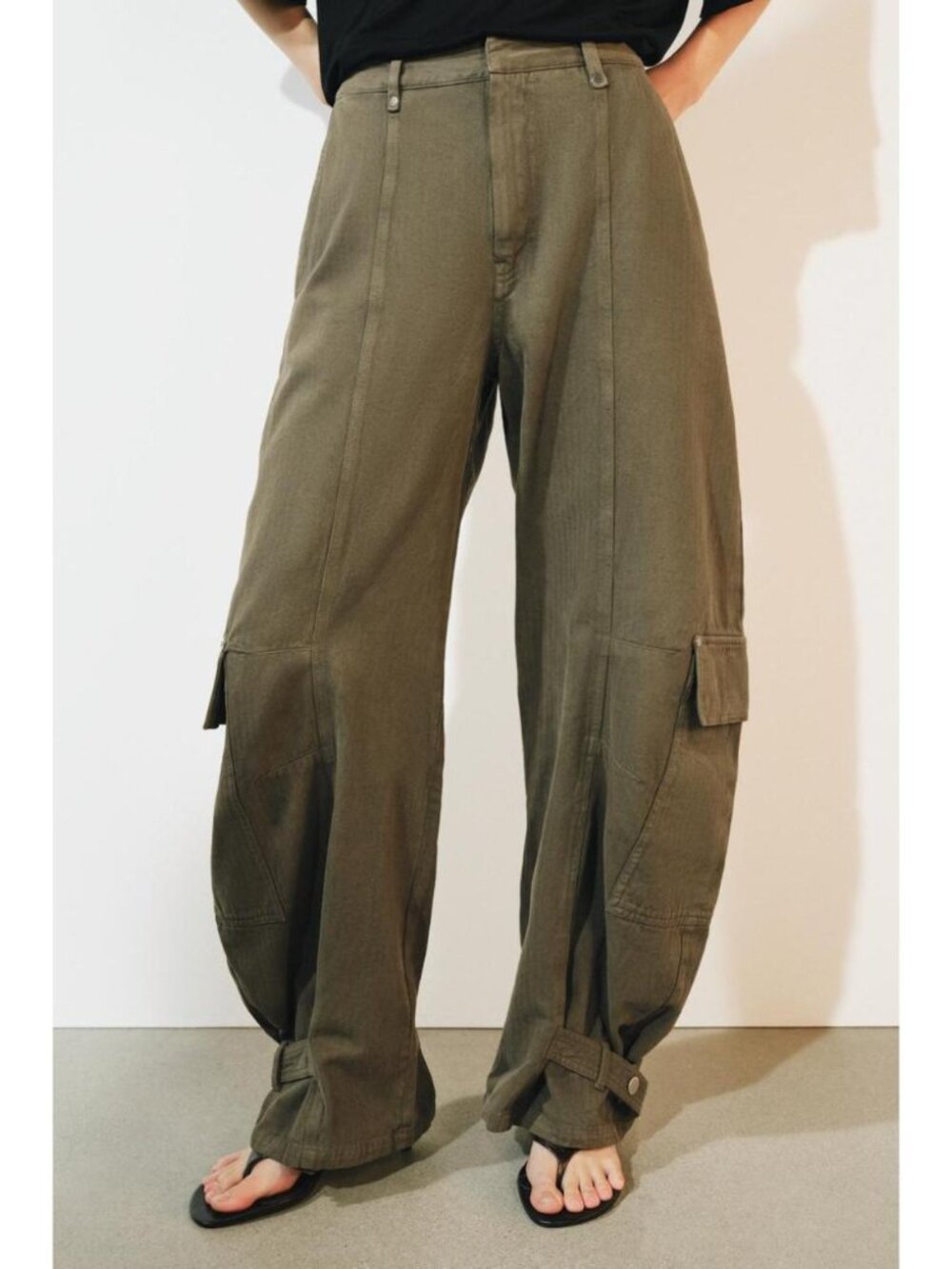 ZARA ZW COLLECTION BARREL CARGO PANTS 0340/250/505